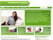 Tablet Screenshot of metabolischessyndrom.net